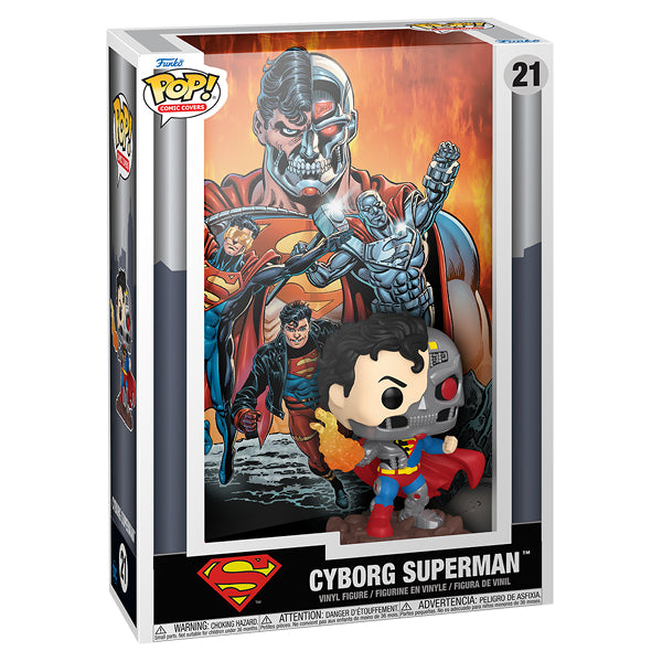 DC Comics - Cyborg Superman Pop! Comic Cover