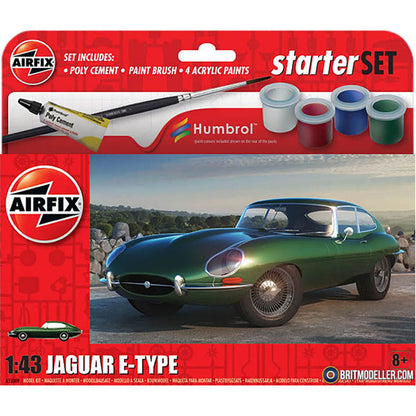 Airfix Small Starter Set Jaguar E-Type Model Kit