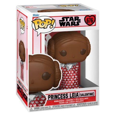 Image of Star Wars: Valentines 2024 - Leia (Easter Chocolate) Pop! Vinyl