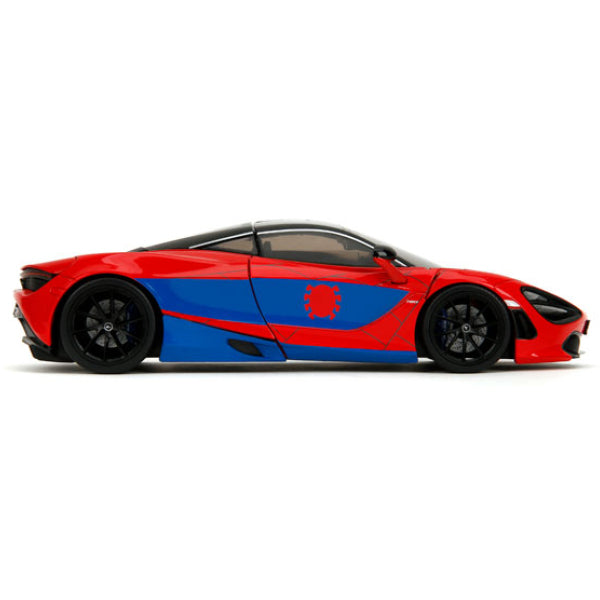 Hollywood Rides - Spider-Man with McLaren 720S 1:24 Scale Diecast Vehicle Set