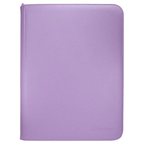 Image of ULTRA PRO Binder - Vivid 9-Pocket Zippered Pro-Binder: Purple