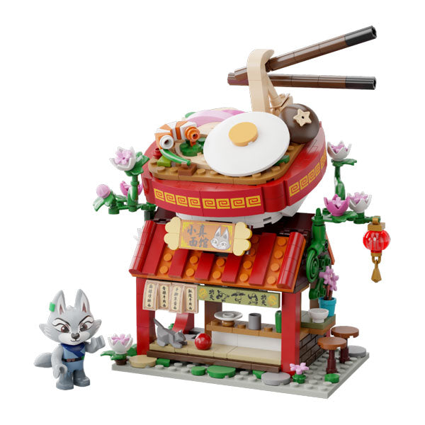 Kung Fu Panda - Zhen's Ramen Stall Mini Street View Building Block Construction Set (359 Pieces)