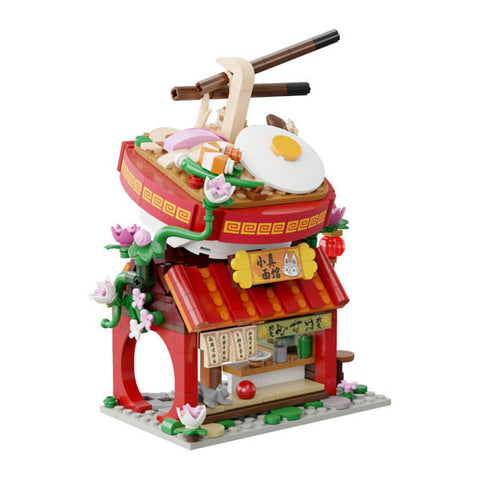 Image of Kung Fu Panda - Zhen's Ramen Stall Mini Street View Building Block Construction Set (359 Pieces)