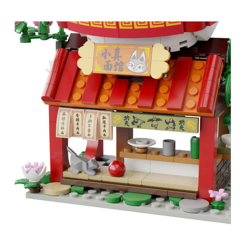 Image of Kung Fu Panda - Zhen's Ramen Stall Mini Street View Building Block Construction Set (359 Pieces)