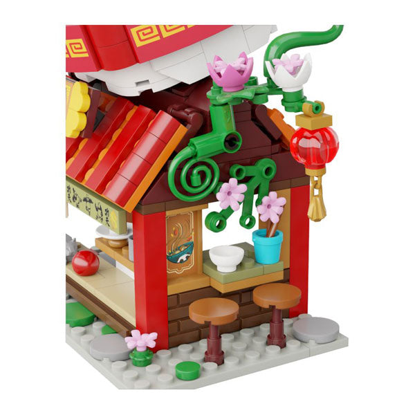 Kung Fu Panda - Zhen's Ramen Stall Mini Street View Building Block Construction Set (359 Pieces)