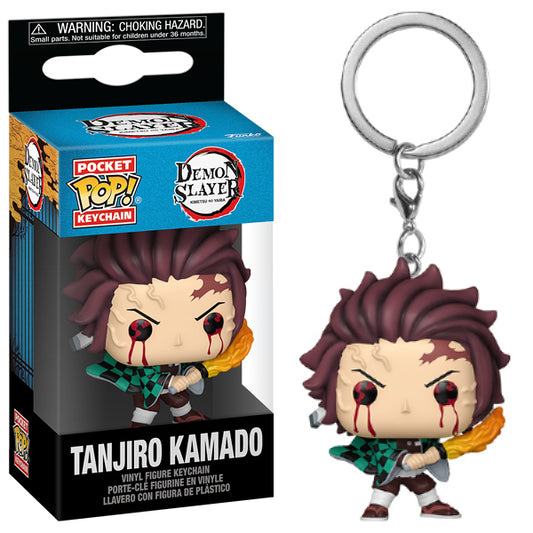 Demon Slayer - Tanjiro Kamado (Sun Breathing) Pop! Pocket Keychain