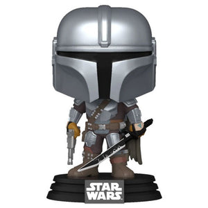 Star Wars: Mandalorian - Mandalorian with DarkSaber Pop! Vinyl