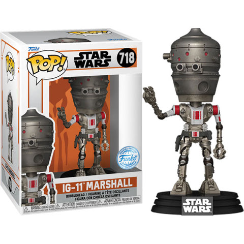 Image of Star Wars - The Mandalorian - IG-11 Marshall US Exclusive Pop! Vinyl