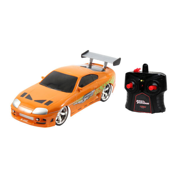 Fast & Furious - 1995 Toyota Supra (Orange) 1:16 Remote Control Car