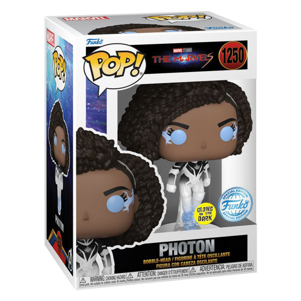 The Marvels (2023) - Photon US Exclusive Glow Pop! Vinyl