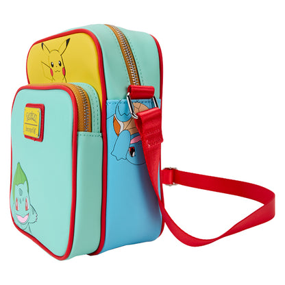 Loungefly - Pokemon - Colour Block Starters Crossbody Bag