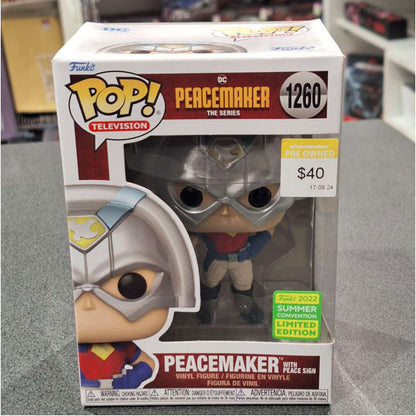 SDCC 2022 - Peacemaker The Series - Peacemaker with Peace Sign Pop! Vinyl