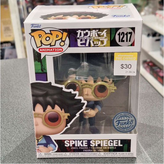 Cowboy Bebop - Spike Spiegel with Noodles US Exclusive Pop! Vinyl