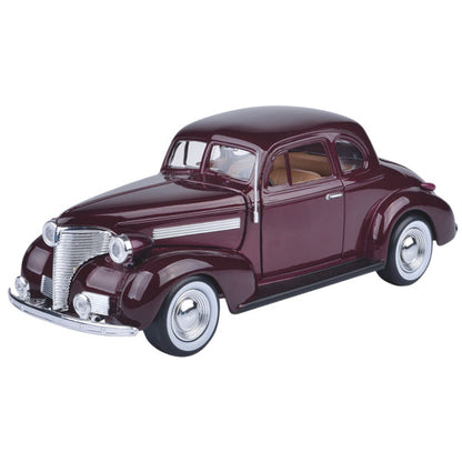 Timeless Legends - 1:24 Scale 1939 Chevrolet Coupe [Burgundy]