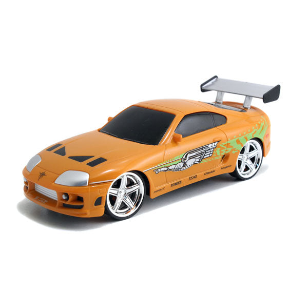 Fast & Furious - 1995 Toyota Supra-Orange 1:24 Remote Control Car