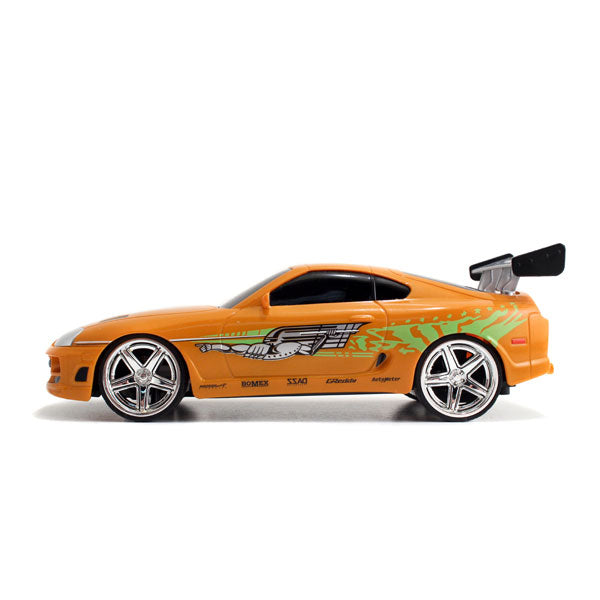 Fast & Furious - 1995 Toyota Supra-Orange 1:24 Remote Control Car