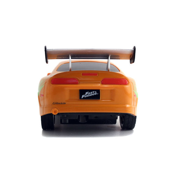 Fast & Furious - 1995 Toyota Supra-Orange 1:24 Remote Control Car