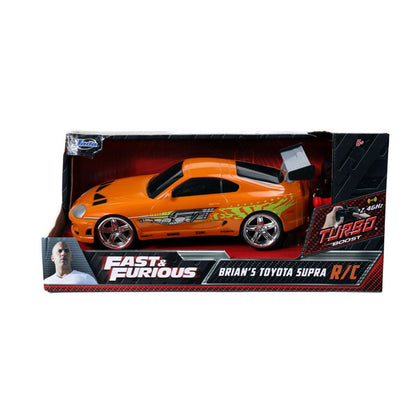 Fast & Furious - 1995 Toyota Supra-Orange 1:24 Remote Control Car