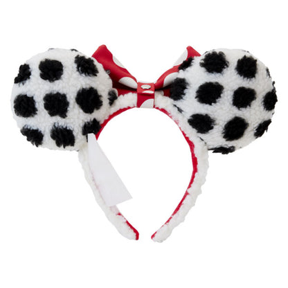 Loungefly - Disney - Minnie Rocks The Dots Sherpa Headband