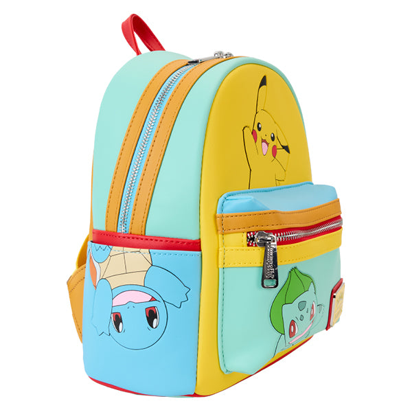 Loungefly - Pokemon - Colour Block Starters Mini Backpack