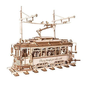 Robotime Mechanical Models Classic City Tram