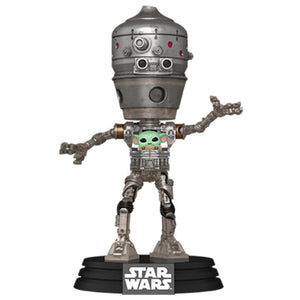 Star Wars: The Mandalorian - IG-12 with Grogu Deluxe Pop! Vinyl