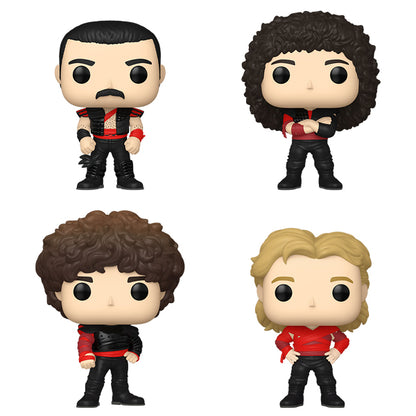 Queen - Freddie Mercury, Brian May, John Deacon & Roger Taylor Pop! Vinyl 4 Pack