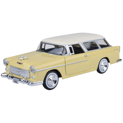 Timeless Legends - 1:24 Scale 1955 Chevy Bel Air Nomad [Yellow]