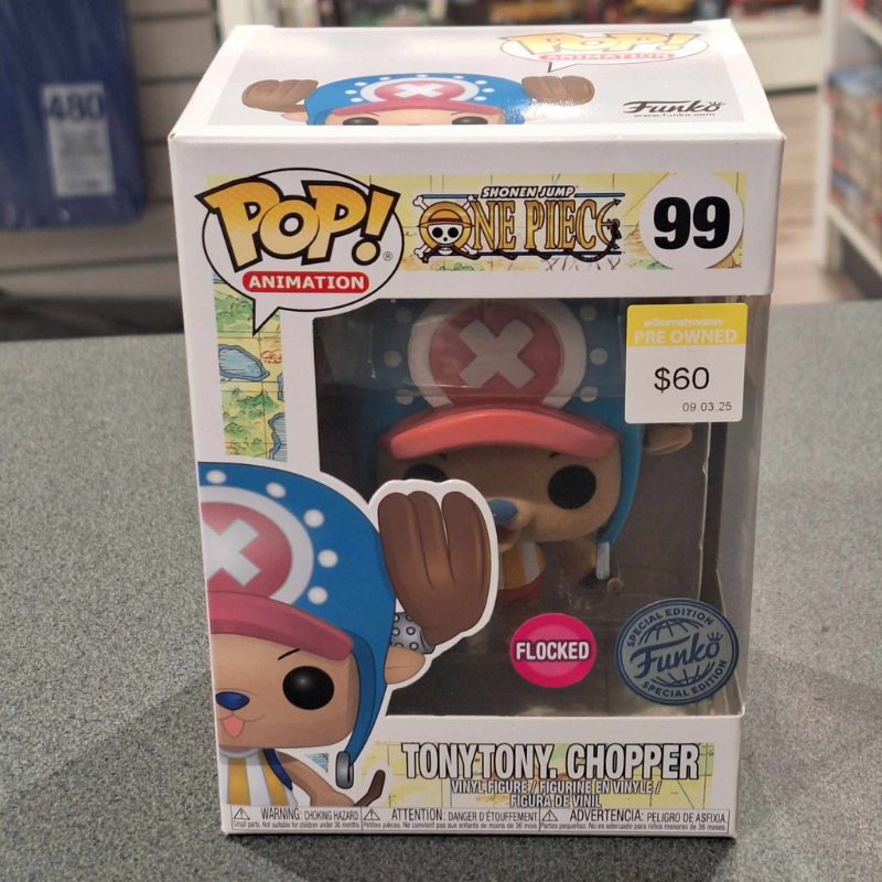 One Piece - TonyTony Chopper Flocked Pop! Vinyl