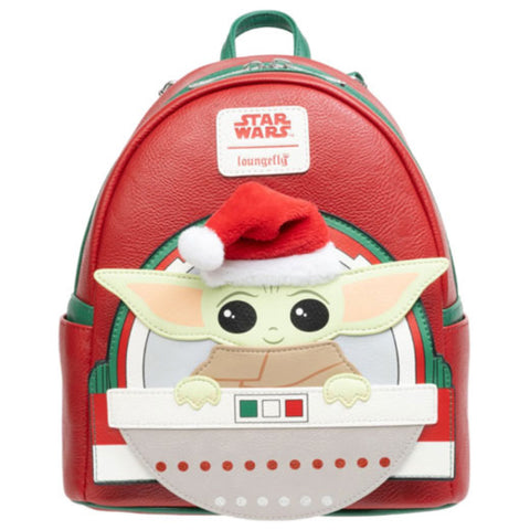 Image of Loungefly - Star Wars - Santa Grogu US Exclusive Mini Backpack