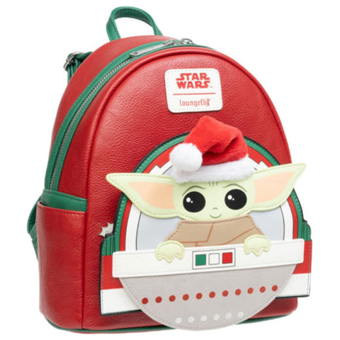 Image of Loungefly - Star Wars - Santa Grogu US Exclusive Mini Backpack