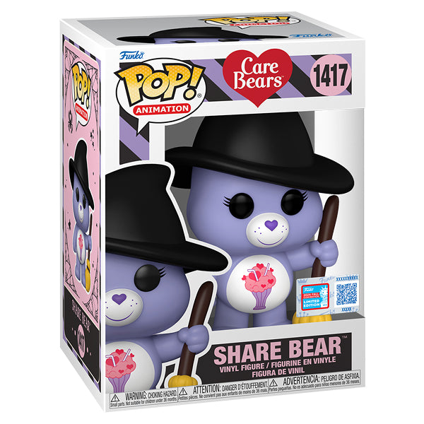 NYCC 2024 - Care Bears - Share Bear Witch US Exclusive Pop! Vinyl