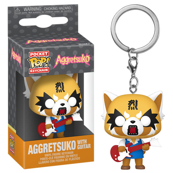 Aggretsuko - Aggretsuko with Guitar Pocket Pop! Keychain