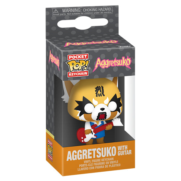 Aggretsuko - Aggretsuko with Guitar Pocket Pop! Keychain