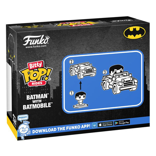 Batman - Batman with Batmobile Bitty Pop! Ride