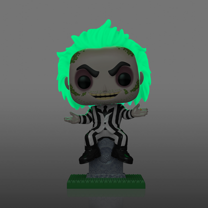 Beetlejuice - Beetlejuice on Tombstone Glow in the Dark US Exclusive Pop! Vinyl