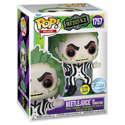 Beetlejuice - Beetlejuice on Tombstone Glow in the Dark US Exclusive Pop! Vinyl