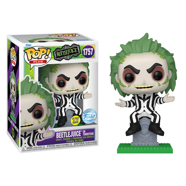 Beetlejuice - Beetlejuice on Tombstone Glow in the Dark US Exclusive Pop! Vinyl