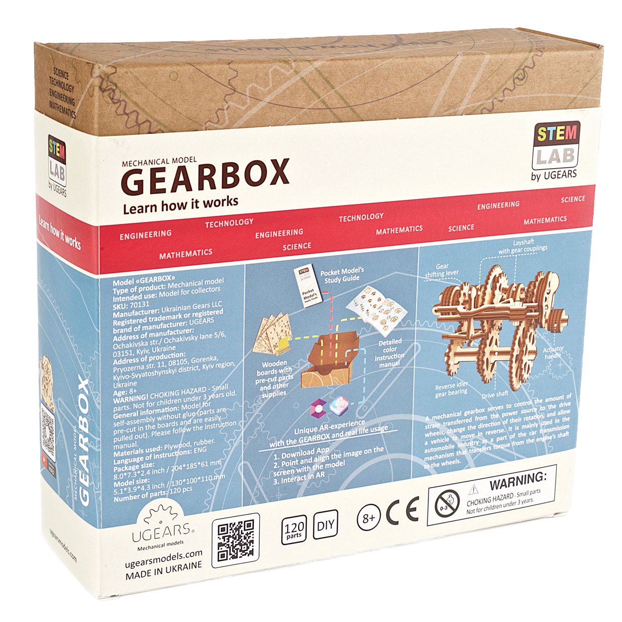 UGears Stem Lab Gearbox