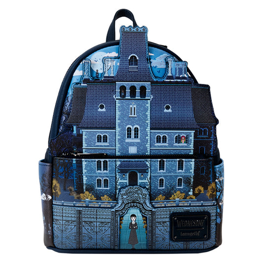 Loungefly - Wednesday (2022) - Nevermore Academy Castle Glow in the Dark Mini Backpack