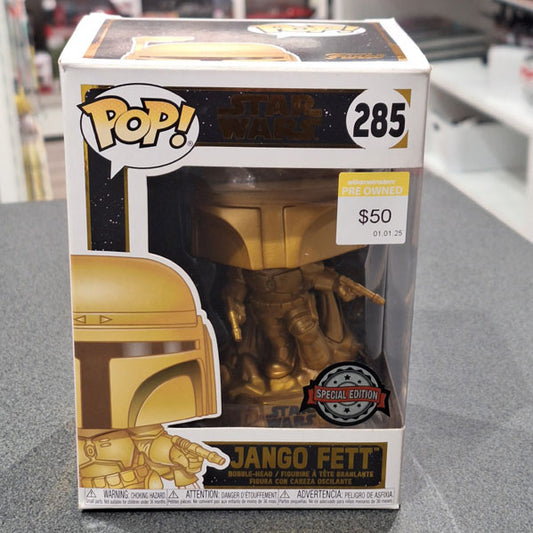 Star Wars - Jango Fett Gold Metallic US Exclusive Pop! Vinyl