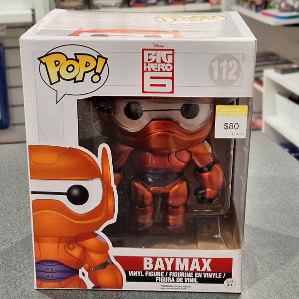 Big Hero Six Baymax Metallic Armor 6 Inch Pop! Vinyl