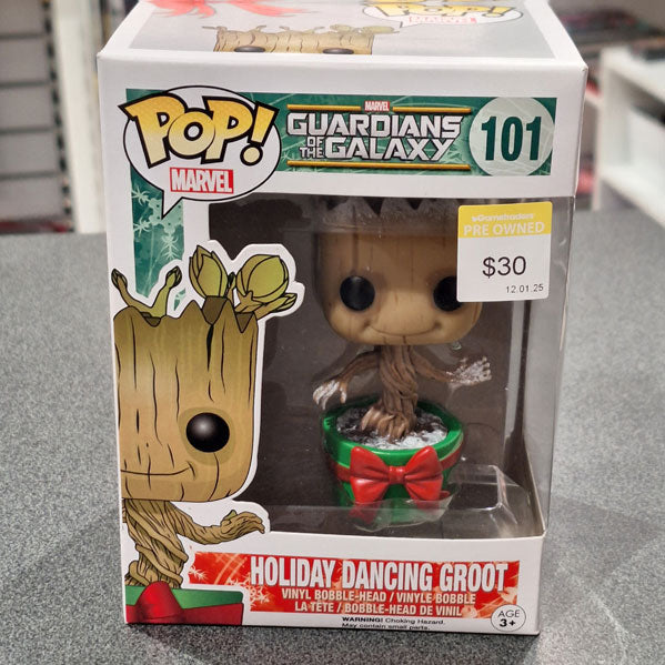 Guardians of The Galaxy - Holiday Dancing Groot Metallic Pop! Vinyl