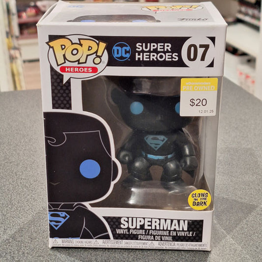 Justice League Superman Silhouette Glow Pop! Vinyl