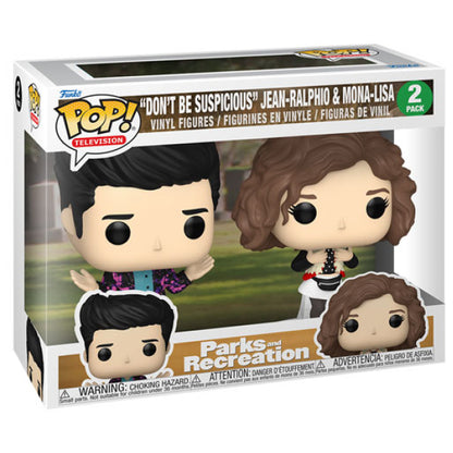 Parks and Recreation 15th Anniversary - "Don't Be Suspicious" Jean-Ralphio & Mona-Lisa Pop! Vinyl 2-Pack