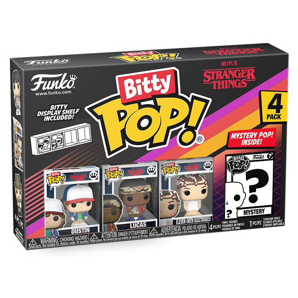 Stranger Things - Dustin Bitty Pop! Vinyl 4 Pack