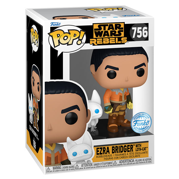 Star Wars: Rebels - Ezra with Loth Cat US Exclusive Pop! Vinyl