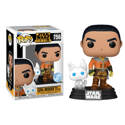 Star Wars: Rebels - Ezra with Loth Cat US Exclusive Pop! Vinyl