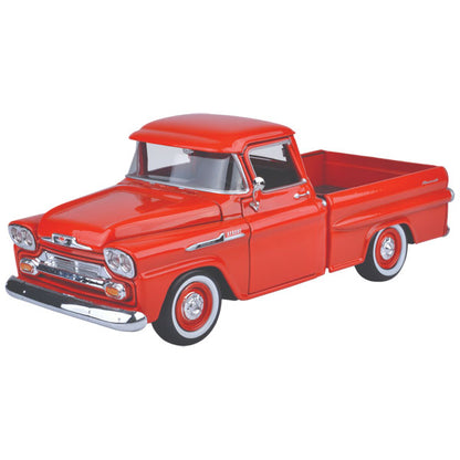 Timeless Legends - 1:24 Scale 1958 Chevy Apache Fleetline Pickup [Orange]