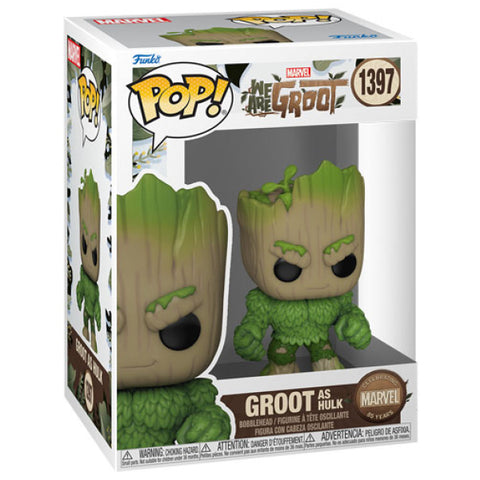 Image of Marvel 85th Anniversary - We Are Groot - Groot Hulk Pop! Vinyl